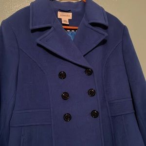St. John's Bay wool blend Coat large